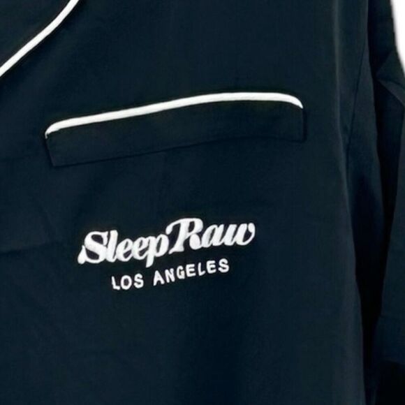 RawGear Lounge Sleep Shirt Black White Trim Sleep Raw Unisex Size 2XL - Picture 3 of 11